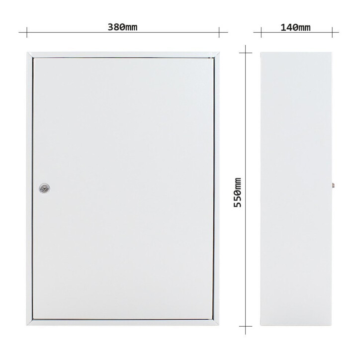 ROTTNER Armoire à clés S 200 serrure à cylindre gris clair