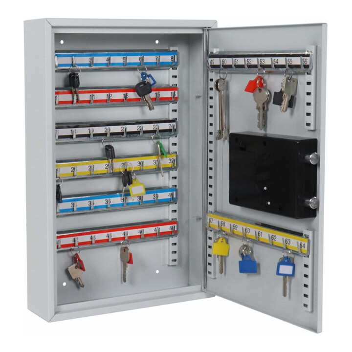 ROTTNER Armoire à clés S 64 EL serrure électronique gris clair