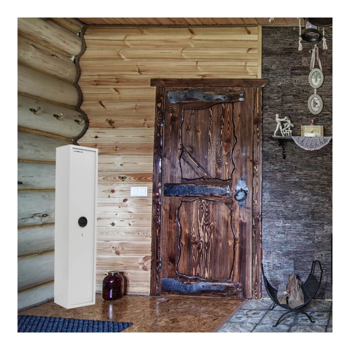 ROTTNER Armoire à fusils S1 Yukon 5 serrure à double panneton gris clair