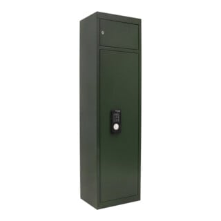ROTTNER Armoire à fusils Utah 8 serrure électronique vert RAL 6020 vert chrome oxydé