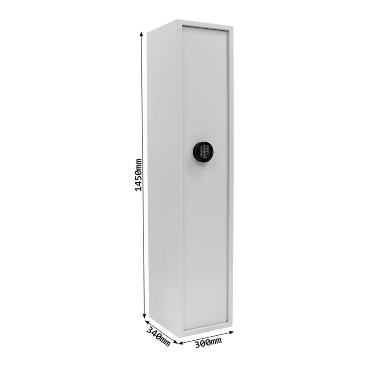 ROTTNER Armoire à fusils Yukon 5 EL S1 serrure électronique gris clair