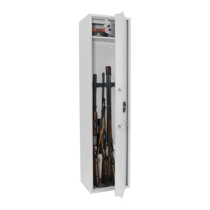 ROTTNER Armoire à fusils Yukon 8 S1 serrure à double panneton gris clair