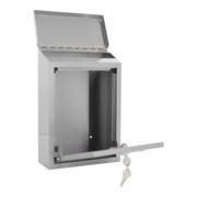 ROTTNER Boîte aux lettres Casa verrouillable acier inoxydable mat brossé-3
