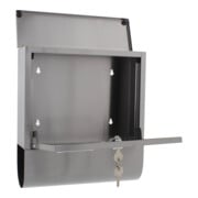 ROTTNER Boîte aux lettres Costa avec serrure à cylindre Acier inoxydable brossé mat-3
