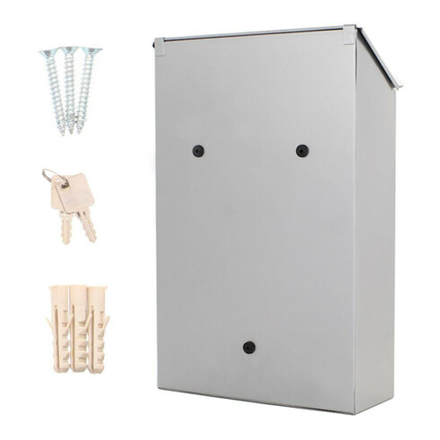 ROTTNER Boîte aux lettres Pisa avec serrure à cylindre, blanc poudré