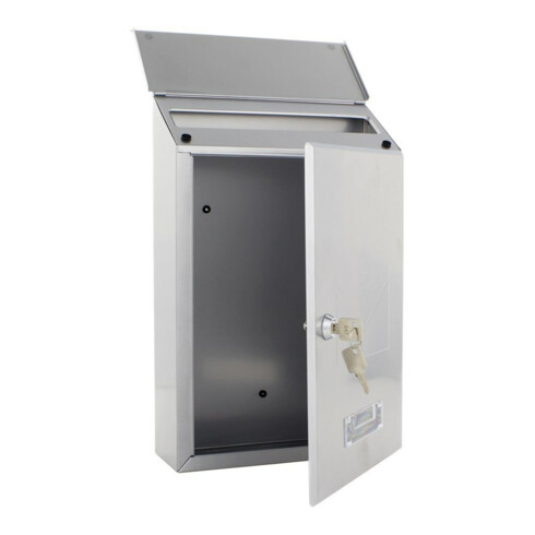 ROTTNER Boîte aux lettres Pisa avec serrure à cylindre, blanc poudré