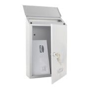 ROTTNER Boîte aux lettres Pisa avec serrure à cylindre, gris anthracite poudré-4