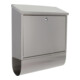ROTTNER Boîte aux lettres Villa verrouillable acier inoxydable mat brossé-1