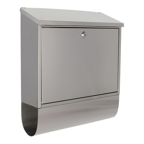 ROTTNER Boîte aux lettres Villa verrouillable acier inoxydable mat brossé