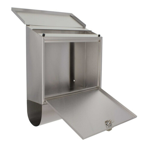 ROTTNER Boîte aux lettres Villa verrouillable acier inoxydable mat brossé