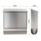 ROTTNER Boîte aux lettres Villa verrouillable acier inoxydable mat brossé-5