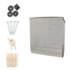 ROTTNER Boîte aux lettres Villa verrouillable acier inoxydable mat brossé