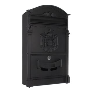 ROTTNER Briefkasten Ashford T05375 schwarz Zylinderschloss