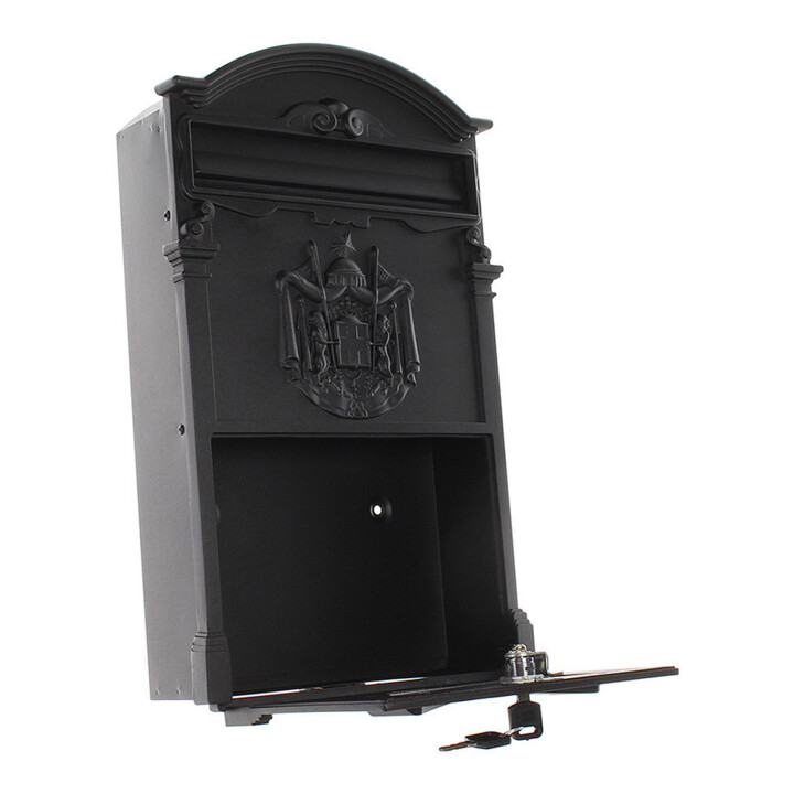 ROTTNER Briefkasten Ashford T05375 schwarz Zylinderschloss