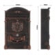 ROTTNER Briefkasten Ashford T05667 Zylinderschloss Braun