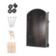 ROTTNER Briefkasten Ashford T05667 Zylinderschloss Braun