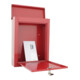 ROTTNER Briefkasten Brighton T04504 rot Zylinderschloss