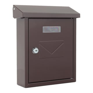 ROTTNER Briefkasten Cesena braun Zylinderschloss Braun