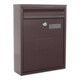 ROTTNER Briefkasten Como T04564 braun Zylinderschloss