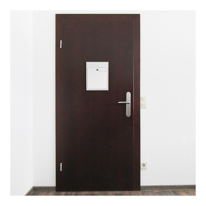 ROTTNER Briefkasten Como T04751 weiß Zylinderschloss