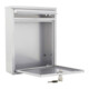 ROTTNER Briefkasten Como T05322 silber Zylinderschloss