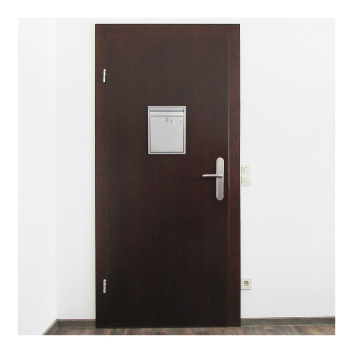 ROTTNER Briefkasten Como T05322 silber Zylinderschloss