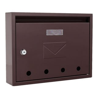 ROTTNER Briefkasten Imola T04566 braun Zylinderschloss