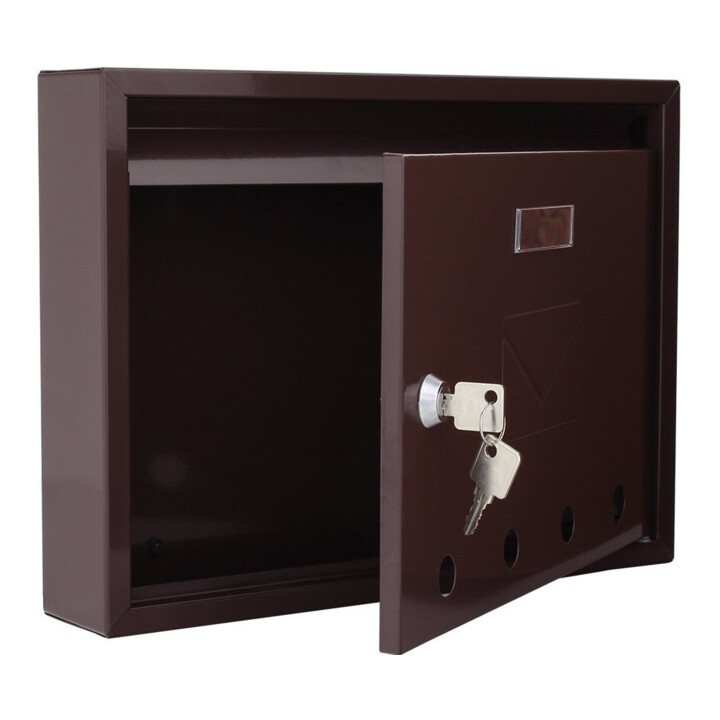 ROTTNER Briefkasten Imola T04566 braun Zylinderschloss