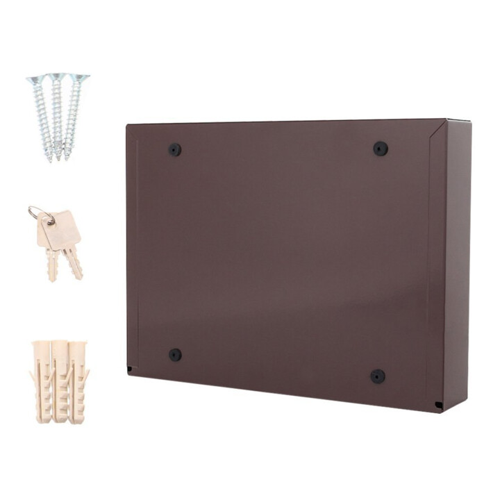 ROTTNER Briefkasten Imola T04566 braun Zylinderschloss