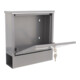 ROTTNER Briefkasten Lago T06332 Silber Zylinderschloss