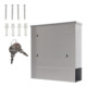 ROTTNER Briefkasten Lago T06332 Silber Zylinderschloss