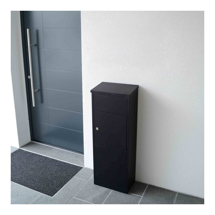 ROTTNER Briefkasten Parcel Keeper 1000 Zylinderschloss Schwarz