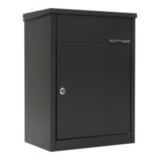 ROTTNER Briefkasten Parcel Keeper 500 Zylinderschloss schwarz