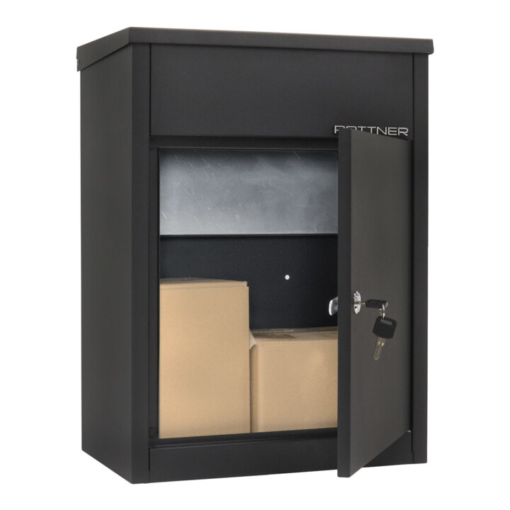 ROTTNER Briefkasten Parcel Keeper 500 Zylinderschloss schwarz