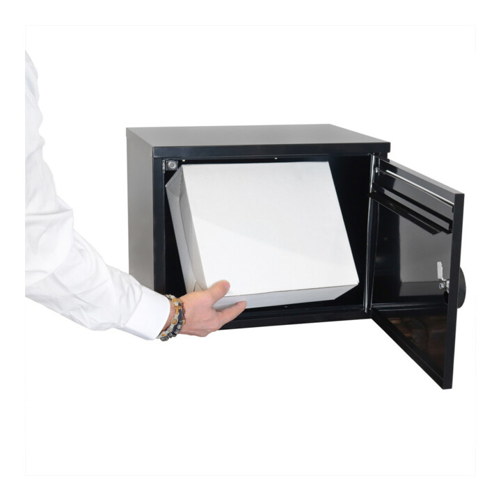 ROTTNER Briefkasten Parcel Keeper T05766 Zylinderschloss schwarz