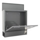 ROTTNER Briefkasten Postale T06049 grau Zylinderschloss Grau