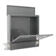 ROTTNER Briefkasten Postale T06049 grau Zylinderschloss Grau