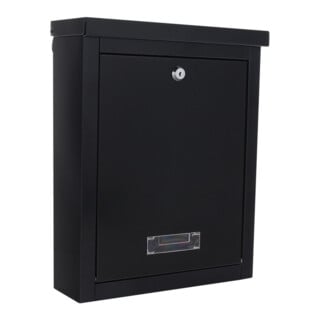 ROTTNER Briefkasten T04508 Brighton schwarz Zylinderschloss