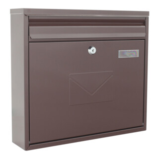 ROTTNER Briefkasten T04771 Teramo braun Zylinderschloss braun