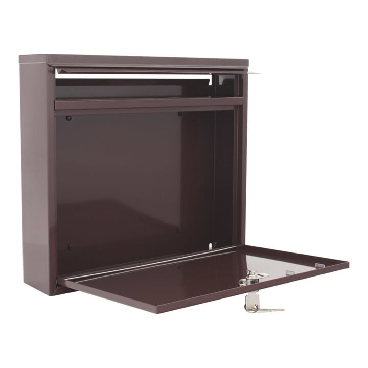 ROTTNER Briefkasten T04771 Teramo braun Zylinderschloss braun
