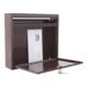 ROTTNER Briefkasten T04771 Teramo braun Zylinderschloss braun