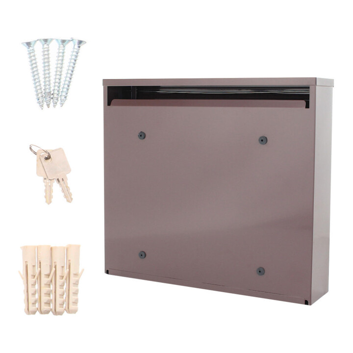 ROTTNER Briefkasten T04771 Teramo braun Zylinderschloss braun