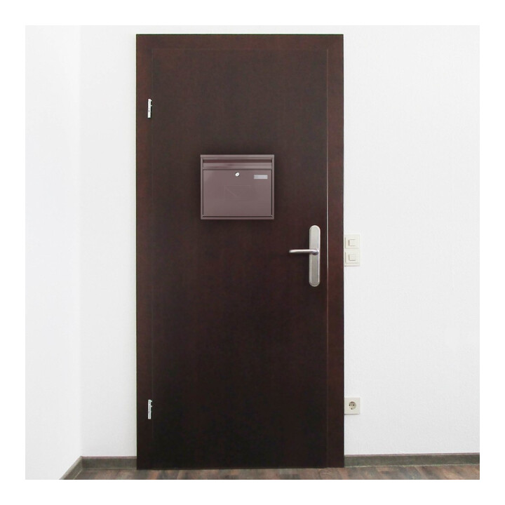ROTTNER Briefkasten T04771 Teramo braun Zylinderschloss braun