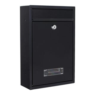 ROTTNER Briefkasten Tarvis mit Zylinderschloss anthrazit pulverb.