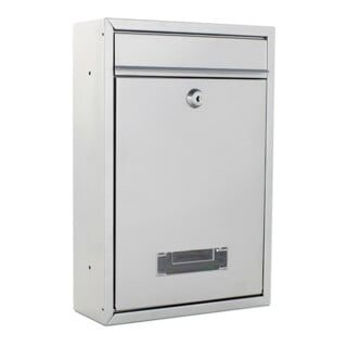 ROTTNER Briefkasten Tarvis mit Zylinderschloss silber