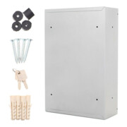 ROTTNER Briefkasten Tarvis mit Zylinderschloss silber-2