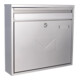 ROTTNER Briefkasten Teramo silber Zylinderschloss