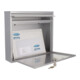 ROTTNER Briefkasten Teramo silber Zylinderschloss
