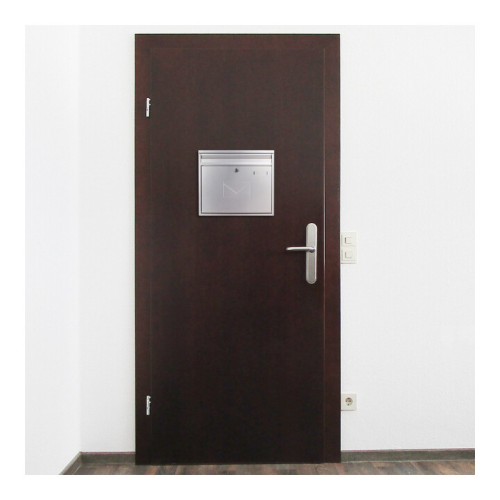 ROTTNER Briefkasten Teramo silber Zylinderschloss