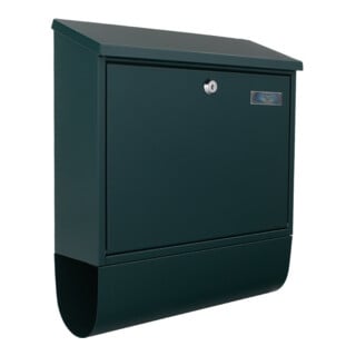 ROTTNER Briefkasten Villa Spezial T03960 grün Zylinderschloss